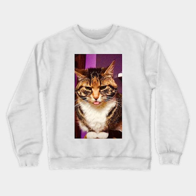 Kitty Willow: Mlem! Crewneck Sweatshirt by YollieBeeArt